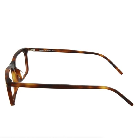 Saint Laurent Havana Brown Square Eyeglasses! - Picture 3 of 4